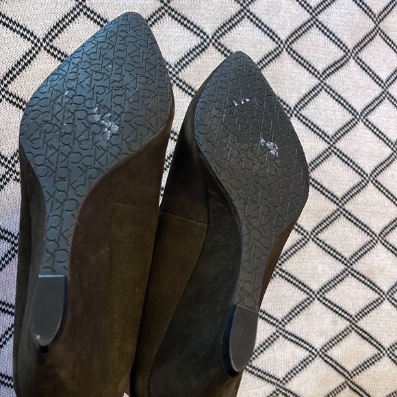 Calvin Klein Suede Fabric Wedge Pump - Picture 8 of 16